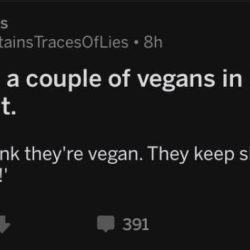 I trapped a couple of vegan burglars