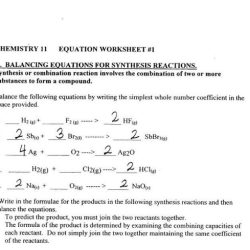 Predicting products of reactions worksheet answers