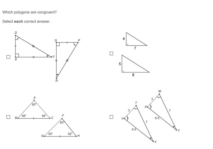 Congruent correct polygons 6m